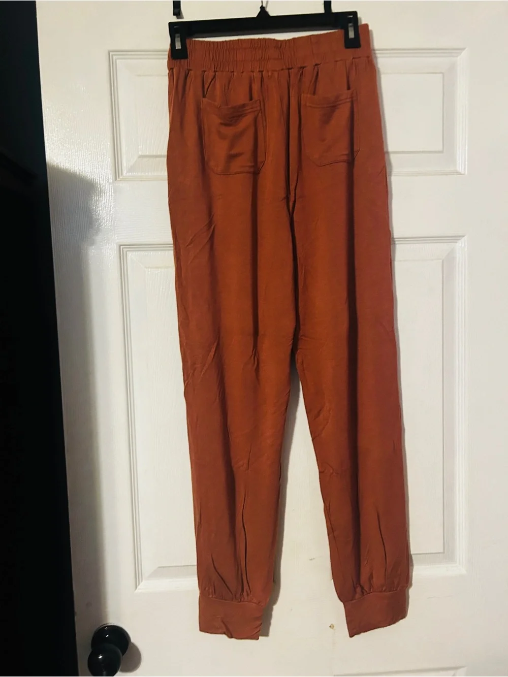Copper Key Rust Drawstring Joggers - Picture 2 of 6